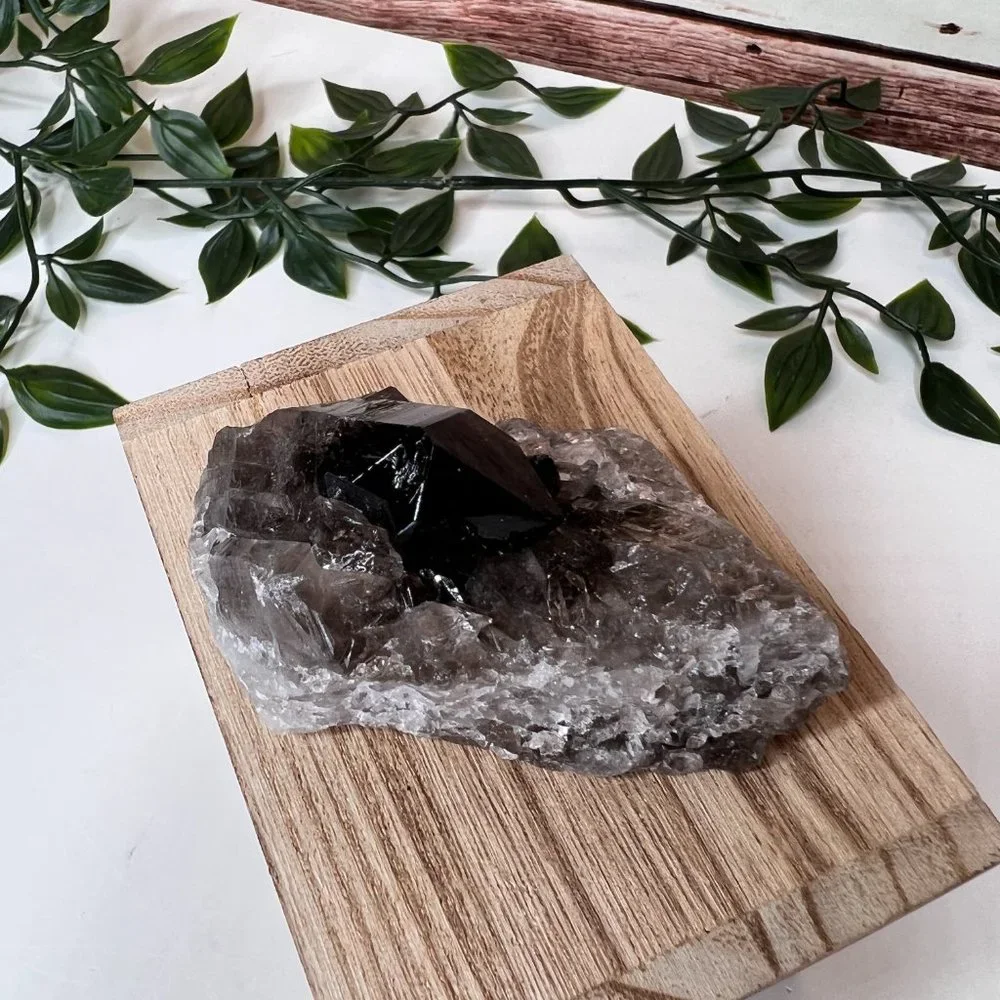 Smoky Quartz Crystal Points Cluster - Smoky Quartz Point Crystal Cluster - Picture 2 of 11